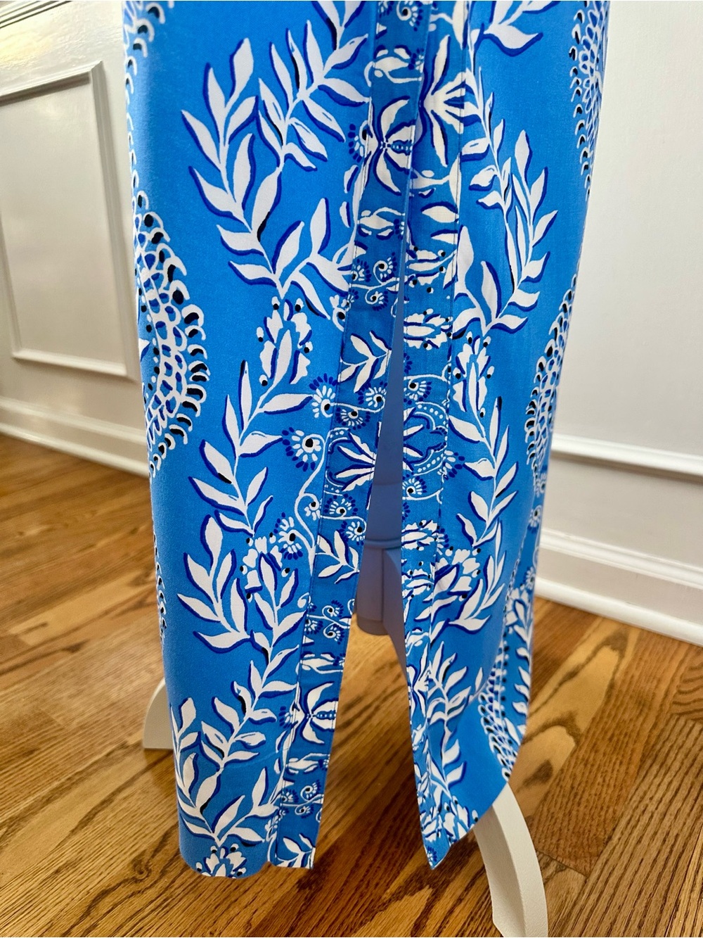 Lilly Pulitzer Laurelie Caftan Maxi Dress Abaco Blue Have It Both Rays NWT Sz 2 - Picture 13 of 17